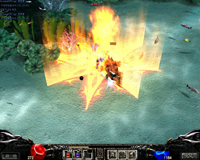 Skill phù thủy (Dark Wizard) Mu Online - Phép lửa địa ngục (Hellfire)